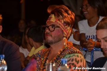 Yashyra Gonzalez y Carlos Santana, Miss y Míster de El Caracol 2018 (Foto Francisco Javier Santana)